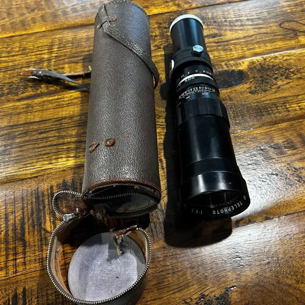 Vemar Telephoto Lens 1:6:3‎ 400mm No.H55133 Japan Camera Photography w/ cap case